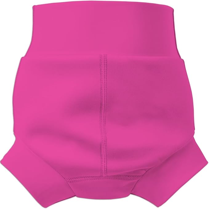 Splash About Happy Nappy Swim Diaper, Neon Pink, 3-4 Years