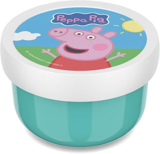 Mepal - Fruitbox Campus - Snack Box for Kids - Dishwasher and Microwave Safe - BPA-free - 300 ml - Peppa Pig