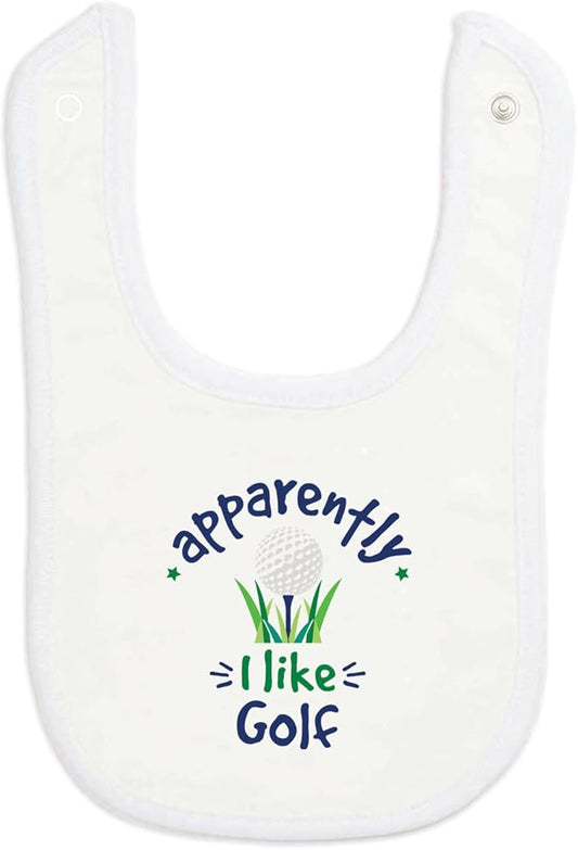 ChalkTalkSPORTS Golf Baby & Infant Bibs | Soft Microfiber Golfing Baby Bibs