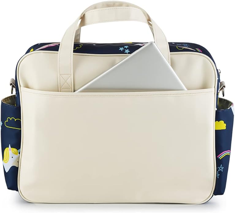 Kamay's Mummy Shoulder Bag Diaper Bag Chic Nappy Changing Bag Tote/Messenger Style Large with Changing Mat, Adjustable Straps