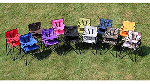 ciao! Baby Portable High Chair for Babies and Toddlers, Compact Folding Travel High Chair with Carry Bag for Outdoor Camping, Picnics, Beach Days, and More (Red)