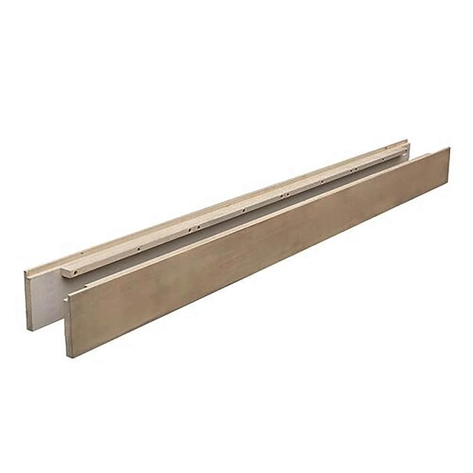 Full-Size Conversion Kit Bed Rails for Baby Appleseed and Eco-Chic Convertible Cribs - Solid Wood Rail - Toddler & Adult Bed Rail for Full-Size Beds - Nursery and Baby Furniture (Willow, Bolt-On Kit)