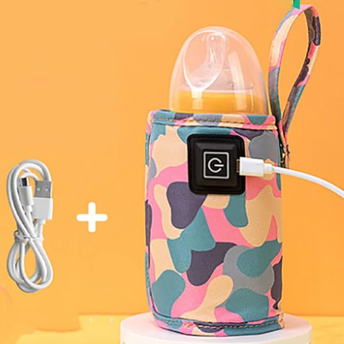Universal USB Milk Water Warmer Travel Stroller Insulated Bag Baby Nursing Bottle Heater