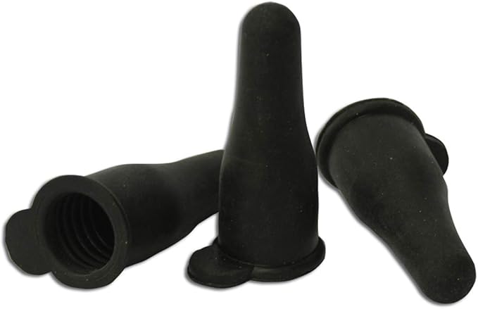 neogen corporation 7005 3 Pack, Black, Gum Rubber Lamb Nipple