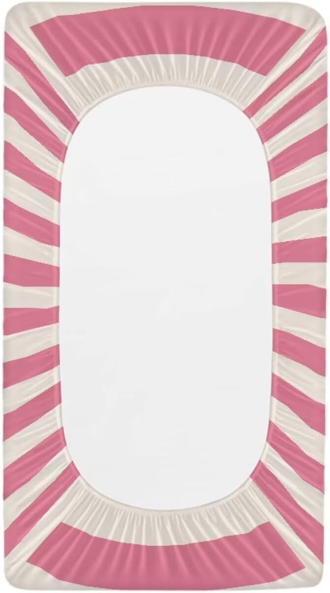 Rabbit Egg Easter Changing Pad Cover Waterproof Stretchy Baby Changing Table Cover Durable Comfy Cozy Universal Tray Table Mat