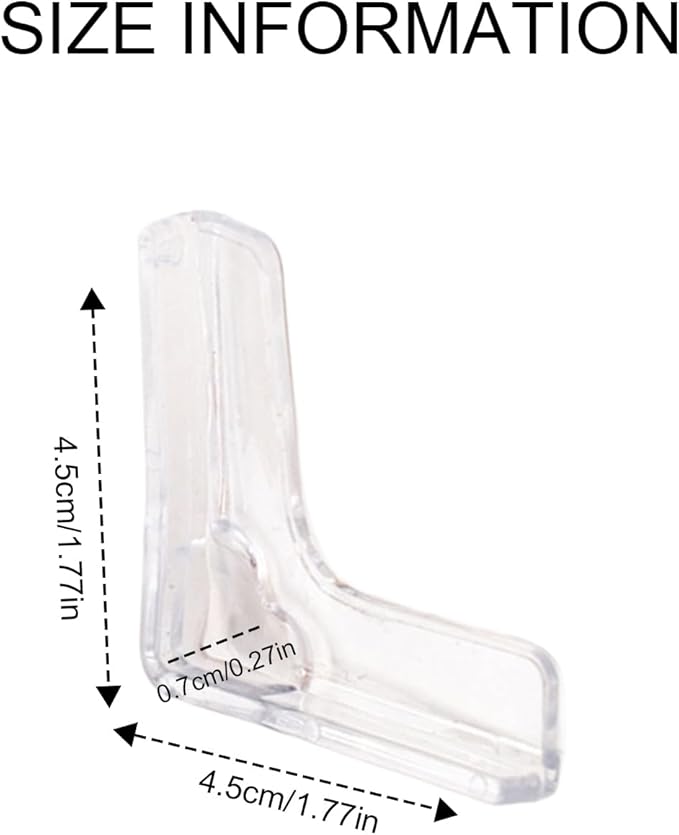 Corner Protector Baby, Table Corner Protectors, Baby Proof Corners and Edges, Fan-Shaped Clear Corner Guards 4 Pack, Heart-Shaped