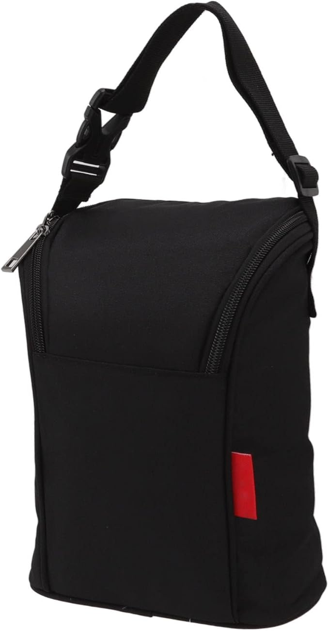 Asixxsix Insulated Baby Bottle Bag, Baby Bottle Holder Extra Storage, and, Easy to Carry, Travel Accessory, Keeps Bottles Warm or Cooler (Black)