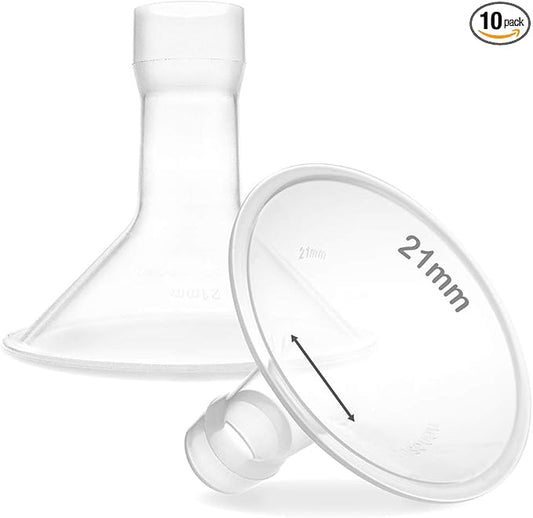 Nenesupply 21mm Flange Breastshield Compatible with Lansinoh Pump Parts and Breastpumps. Replacement to Lansinoh Flange 21mm Breastshield. Work with SignaturePro SmartPump Manual
