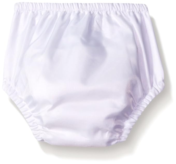 green sprouts Unisex Baby Pull-up Reusable Absorbent Swim Diaper, White, 3-6 Months