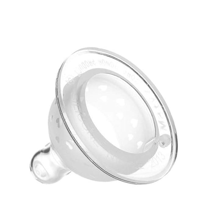 Matyz 4-Pack Silicone Replacement Nipple for Matyz Wide Neck Bottles, Medium Flow, 3 Months to 6 Months (Size M)