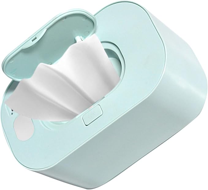 Cocoarm Baby Wipe Warmer Baby Wipe Heater Even Heating Wet Wipes Warmer and Dispenser USB Powered Wipe Warmer for Babies, Holding 80pcs Wipes (Constant Temperature)