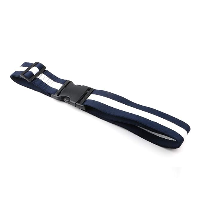 ZARPMA Baby Adjustable Safety Belt,Safety Harness for Child Kid Infant Safe Strap 5 CM Width for Pushchair,HighChair,Child Chair,Stroller,Pram Buggy(Blue-White-Blue)