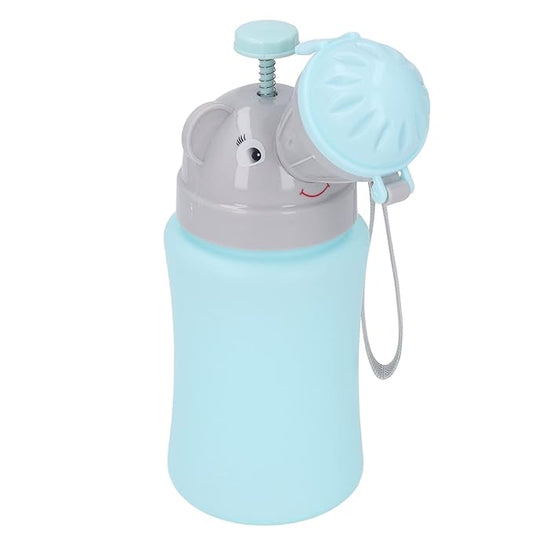 Travel Potty Emergency Urinal Potty Toilet for Car Travel and Camping, Child Kid Toddler Pee Training Cup (Blue for Boy)