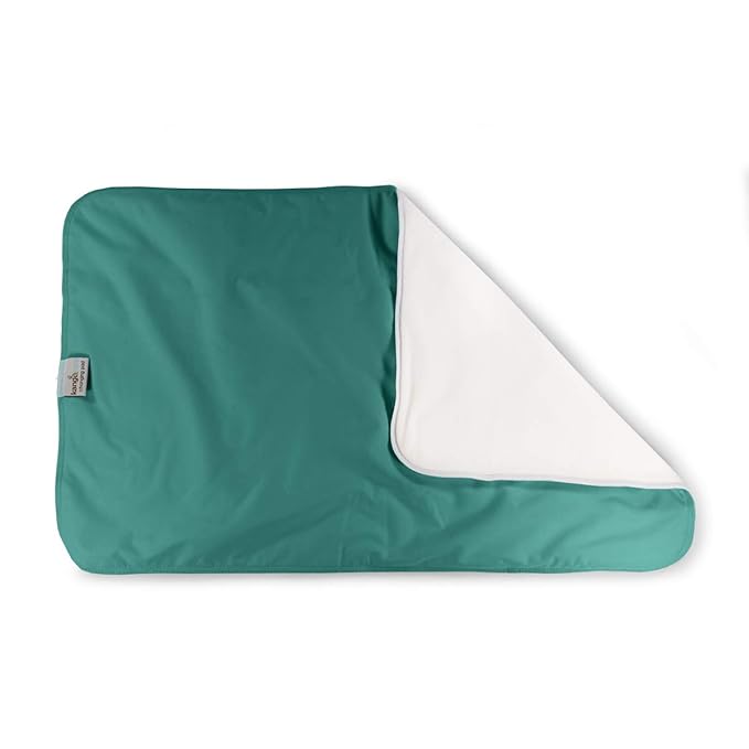 Kanga Care Reusable Absorbent & Waterproof Changing Pad 24" x 15" - Peacock