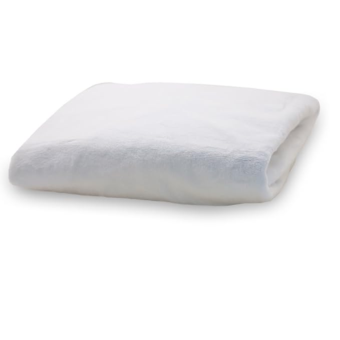 Rumble Tuff Silky Minky Changing Pad Cover, Standard Size, Premium Soft Touch Nursery Essential - White