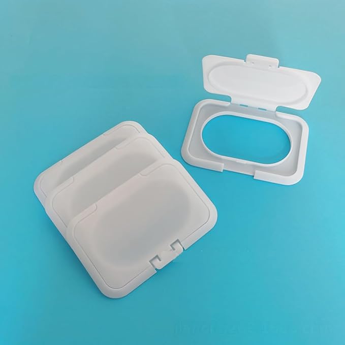 5 Pack Baby Wipes Flip Lid Reusable Adhesive Sticky Dispenser Cover Non-Drying Cap for Child Water Wipe Packs Bag Package Portable Pouch Travel Wet Tissues Paper Towel Holder Countainer