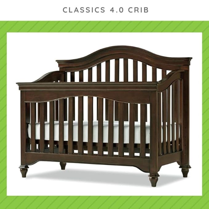 CC KITS Full-Size Conversion Kit Bed Rails for SmartStuff Convertible Cribs by Universal Furniture - Solid Wood Rail - Toddler & Adult Bed Rail for Full-Size Beds - Nursery Furniture (Classic Cherry)