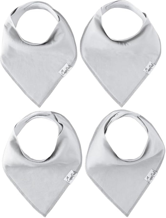 Copper Pearl Baby Bandana Bibs, 4 Pack