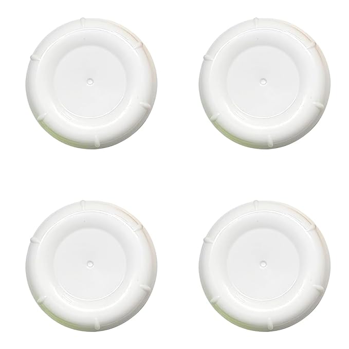 Bottle Caps Compatible with Pigeon Wide Neck Bottles, Baby Bottle Lids Replacement, 4 Count