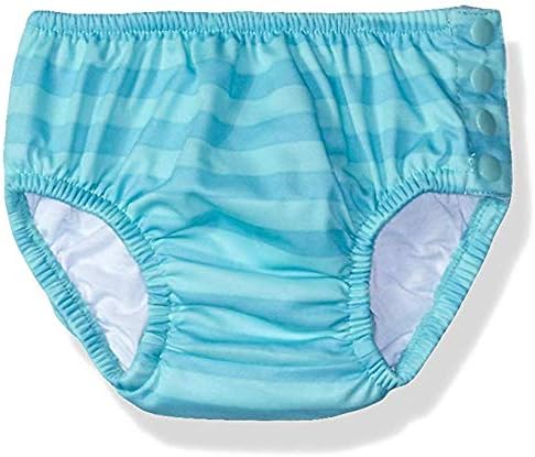 KIKO & MAX Baby Girls' Infant Three-Pack Absorbant Reusable Swim Diaper