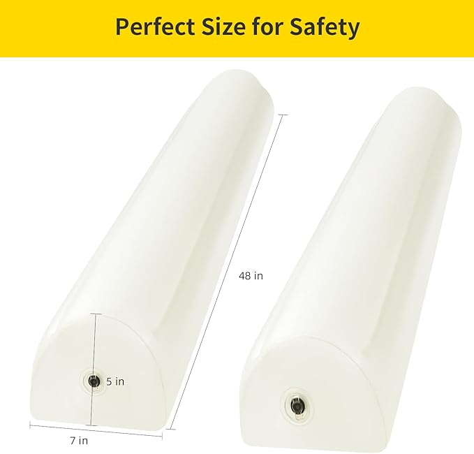 USHMA [2-Pack] Travel Bed Rails for Toddlers | Inflatable Bed Rails, Blow Up Portable Bed Rail for Kids | Toddler Bed Guard Rail for Full, Queen, King Size Beds | Bed Rail for Home, Hotel or Travel