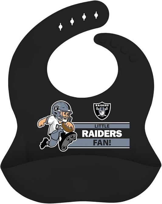 Baby Fanatic NFL Silicone Bib - Premium Quality, Educational, and Fun Activity for Kids and Families