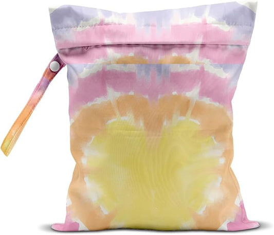 Wet Dry Bag, Wet Bag for Swimsuit, Travel, Beach, Pool, Diapers, Dirty Yoga Gym Clothes, Makeup Bag, Summer Vacation Essentials, Waterproof Reusable Beach Bag