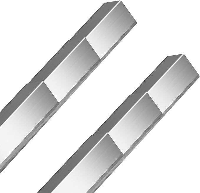 Steel Corner Guards 2 x 2 x 48” Metal Protector, 6 Pack Metal Wall Corner Protector T304 Stainless Steel Wall Molding Trim (Silver)