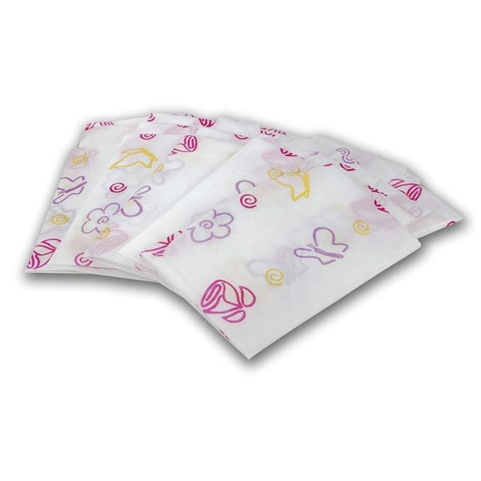 Potty Shields Toilet Seat Covers Disposable (12 Pack, Floral) - XL Waterproof Toilet Cover for Toddlers, Kids & Adults - Portable & Individually Wrapped for Travel, Potty Training & Public Restrooms