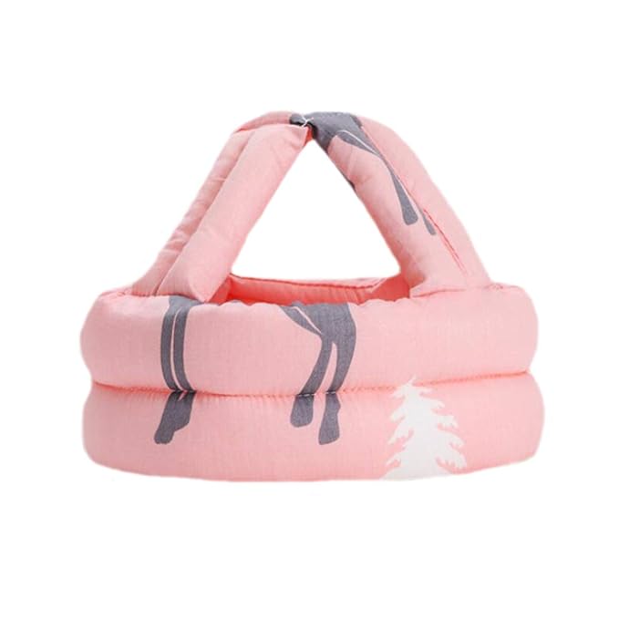 Baby Toddler Infant Head Helmet Kids Children Safety Helmet Head Cushion Protection Hat for Baby Walking Running Crawling(Pink Elk)