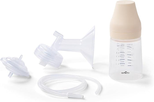 Spectra - Premium Breast Milk Pump Accessory Kit with Baby Bottles - Large 28mm - Breast Pump Accessories