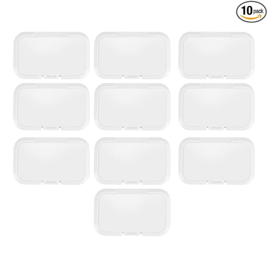 10Pcs Reusable Baby Wipes Lid Baby Wet Wipes Cover Tissues Box Wet Paper Lid