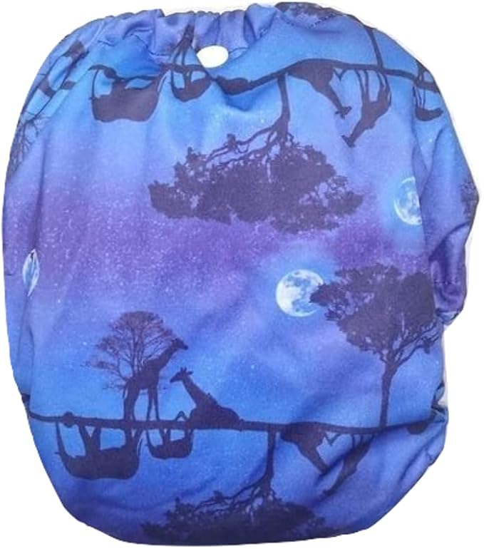 XL Cloth Diaper Cover for Big Kids 30-70 Pounds (Dark Blue)