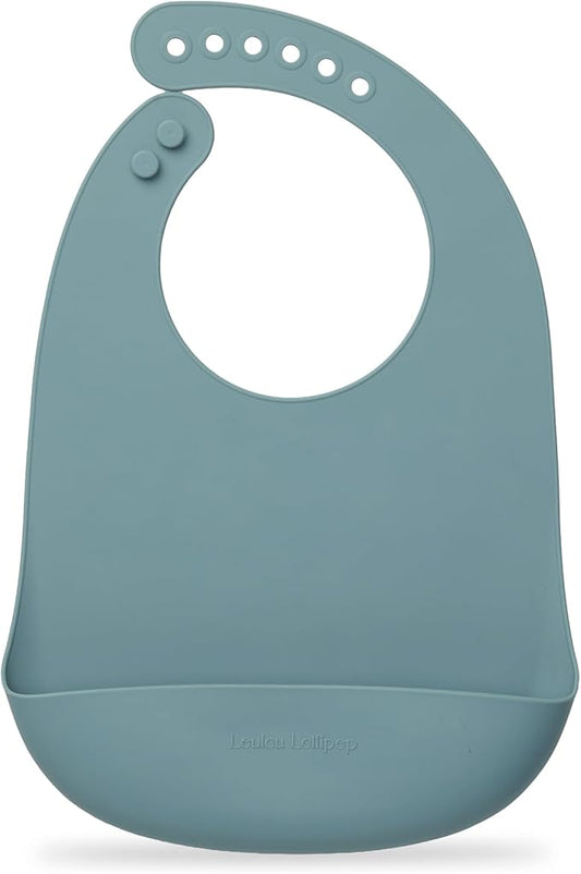 Loulou Lollipop Soft, Waterproof Silicone Feeding Bib