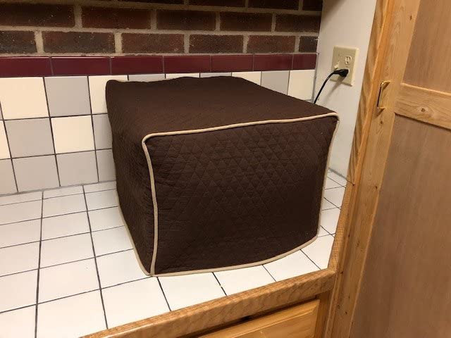 Dehydrator Cover Custom Fit Any Brand (white w/black trim)