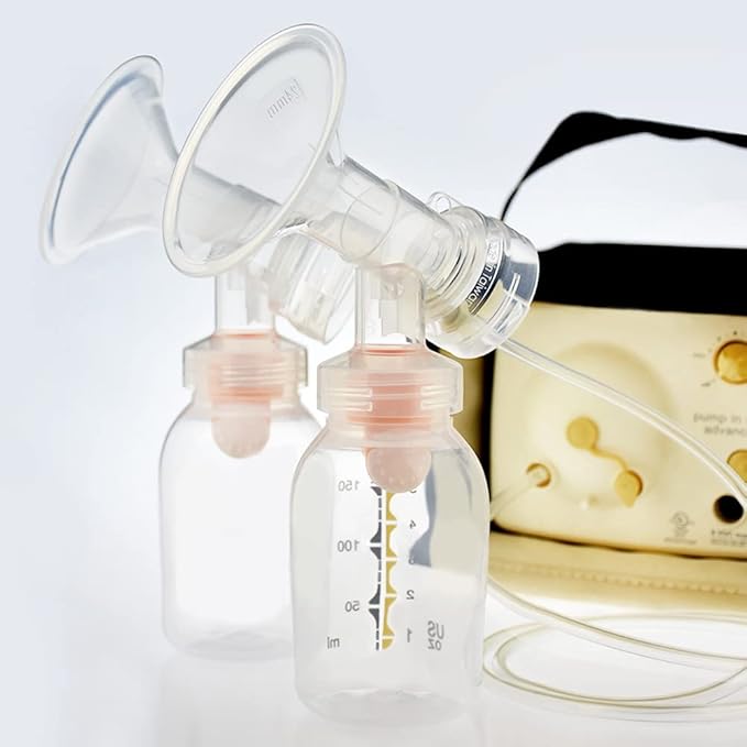 Maymom Breast Pump Kit Compatible with Medela Pump in Style Advanced Pump; 2xTwo-Piece 30mm Breastshield, 2 Valve, 4 Membrane, 2 Replacement Tubing; Replacement Part for Medela Shield, Valve