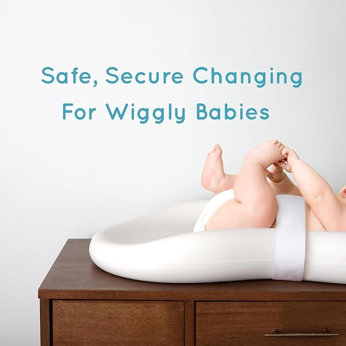 Keekaroo Peanut Changer Baby Pink– The Original Made in USA Easy-to-Clean Changing pad and The only Shell Over Foam, Fully impermeable to Fluid - Limited Edition Color