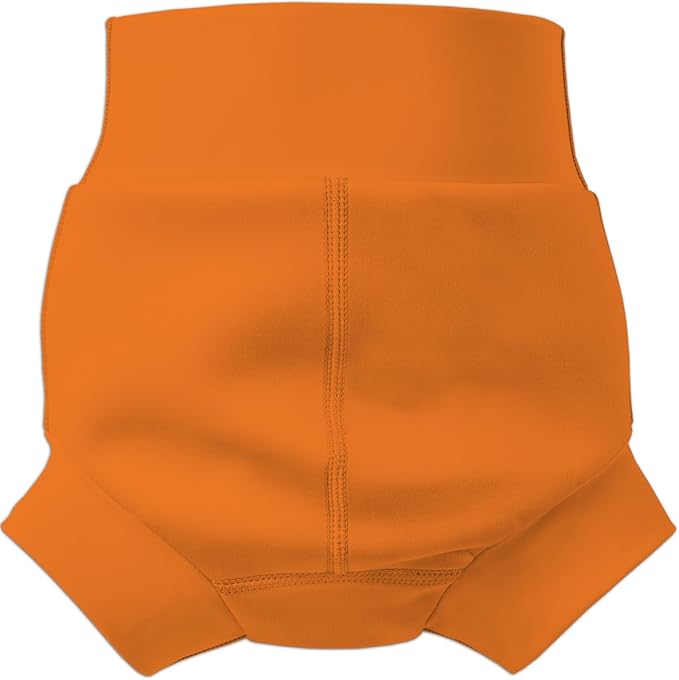 Splash About Happy Nappy Swim Diaper, Neon Orange, 6-12 Months