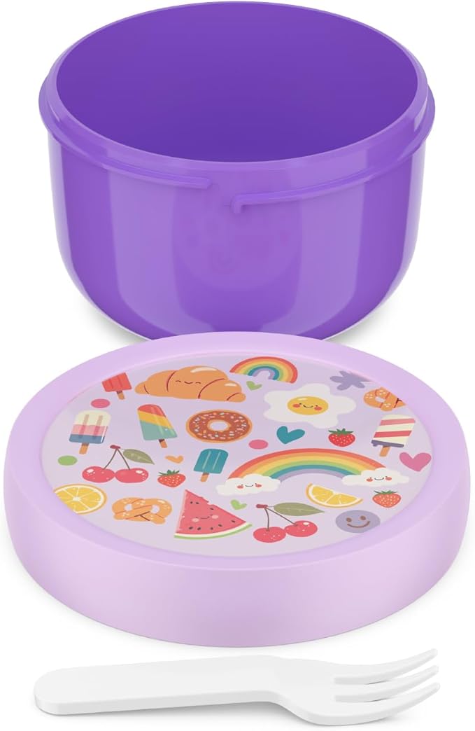 Mepal - Fruitbox Campus - Snack Box for Kids - Dishwasher and Microwave Safe - BPA-free - 300 ml - Food Fest