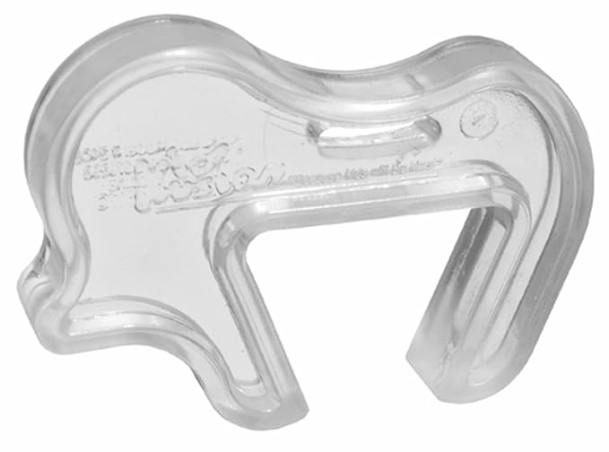 KidKusion Door Pinch Guard | 2 Pack | Clear | Baby Safety Finger Protectors | Durable Child Safety