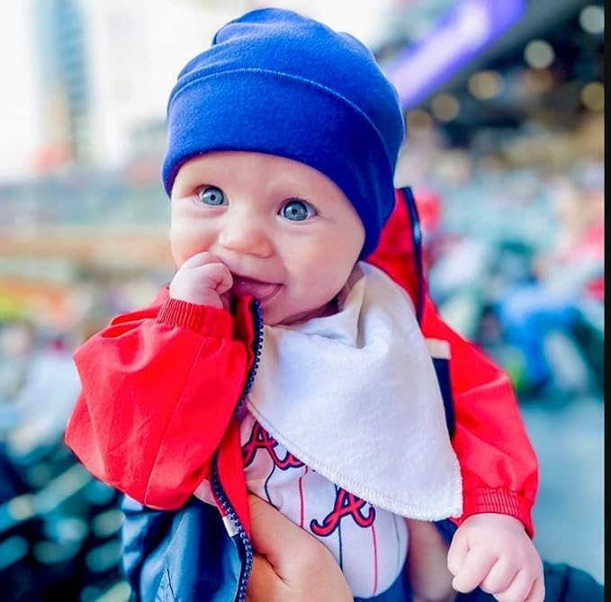 DiaperSquad's 100% Organic Cotton Baby Drool Bibs, Super Absorbent & Adjustable Baby Bibs for Drooling and Teething