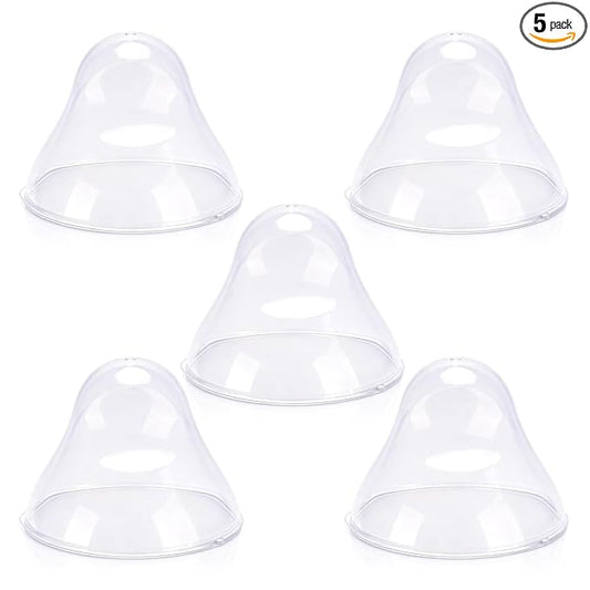 5 Pack Baby Bottle Lids Replacement for Tommee Tippee, Leakproof Seal Caps Replacement Designed for 5oz and 9oz Bottles for Travel and Daily Use Easy to Clean and Fill