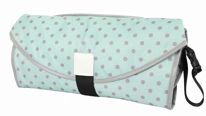 Portable Changing Pad for Baby Waterproof Foldable Diaper Bag Travel Changing Mat Station Padded Diaper Clutch