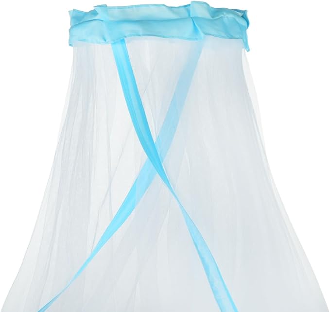 Crib Mosquito Net Universal Dome Cot Bed Crib Canopy Round Lace Mosquito Netting Foldable Nursery Bed Mesh Tent Net Hanging Dome Curtain Cover Netting