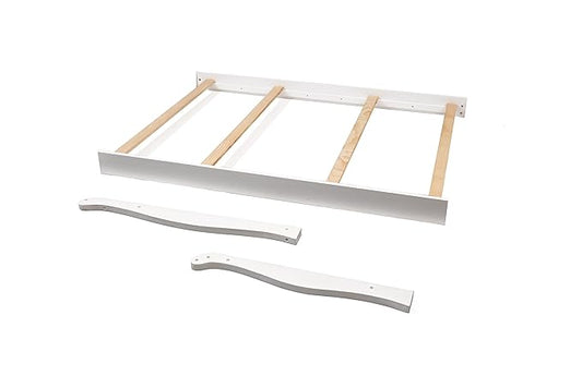 CC KITS Full-Size Conversion Kit Bed Rails for Sorelle Crib & Changer Combos - Wood Rail - Toddler & Adult Bed Rail for Full-Size - Baby Furniture (Model #1105, Cherry - Tuscany Elite Crib & Changer)