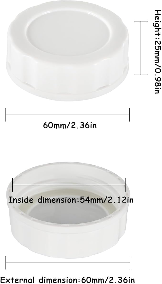 Baby Bottle Cap for Pigeon Bottle, Soft & Safe Bottle Lid, 6 Count
