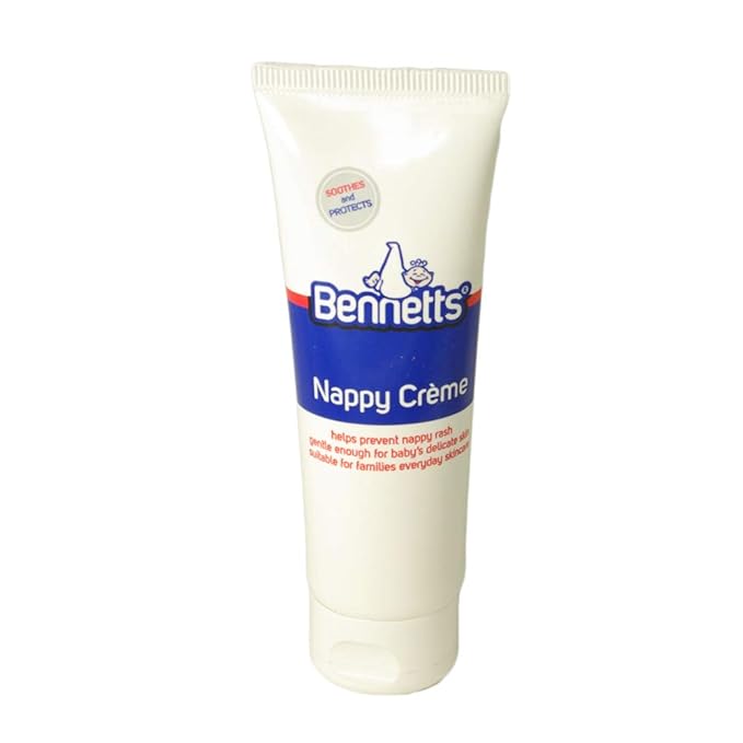 Bennetts Baby Bum Cream 75ml – Water-Repellent Diaper Barrier Cream for Newborns – Protects Against Nappy Rash & Redness