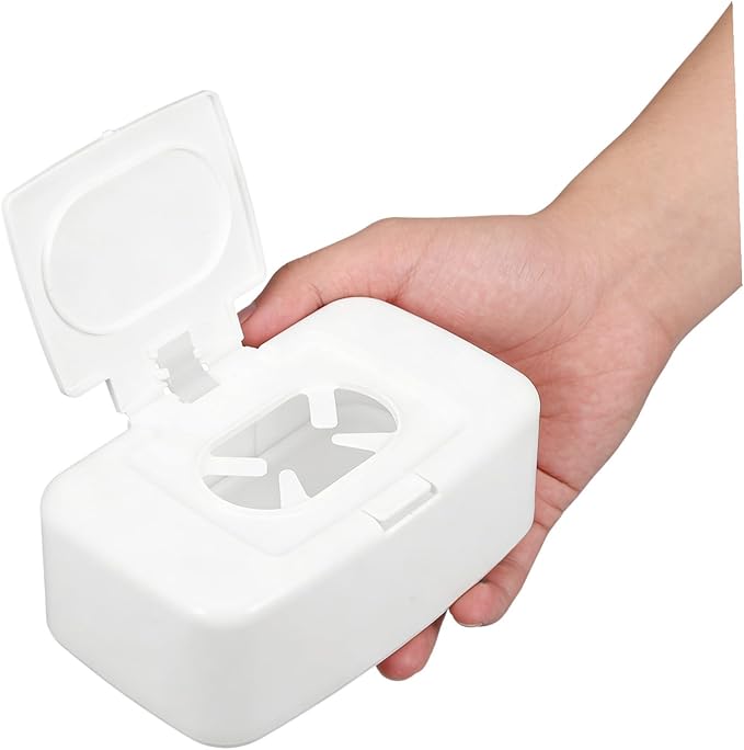 Refillable Dispenser Wet Tissue Dispenser Baby Wipe Holder Gloves Container with lid Decor for car Wipes Container Travel Storage for car Decorate pp