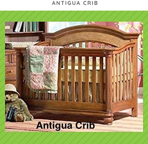 Toddler Bed Safety Guard Rail for Munire & Echelon Convertible Cribs - Solid Wood Rail for Convertible Crib to Toddler Bed Conversion - Safety Bed Rail for Children (Classic Chestnut)
