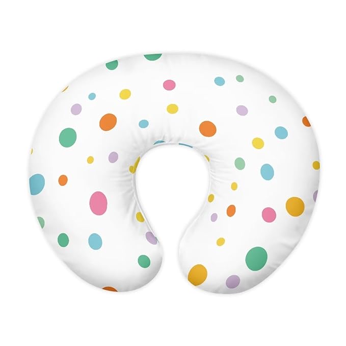 Colorful Dot Nursing Pillowcase Ultra Soft Comfortable Newborn Nursing Pillow Case Stain Resistant and Scratch Resistant
